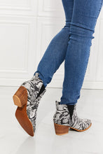 Load image into Gallery viewer, MMShoes Back At It Point Toe Bootie in Snakeskin Ti Amo I love you
