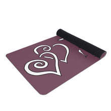 Load image into Gallery viewer, Ti Amo I love you - Exclusive Brand - Brownish Purple - Yoga Mat
