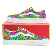 Load image into Gallery viewer, Ti Amo I love you - Exclusive Brand - Rainbow Kaleidoscope - Low Top Flat Sneaker
