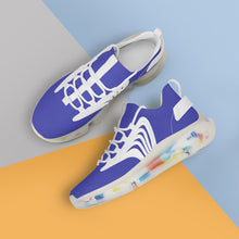 Load image into Gallery viewer, Ti Amo I love you - Exclusive Brand - Bright Blue - Mens / Womens - Air Max React Sneakers - White Soles
