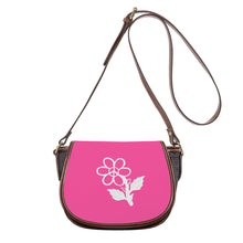 Load image into Gallery viewer, Ti Amo I love you - Exclusive Brand - Brilliant Rose 2 - White Daisy - Saddle Bag
