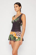 Load image into Gallery viewer, Marina West Swim Full Size Clear Waters Swim Dress in Aloha Brown - Sizes S-3XL Ti Amo I love you
