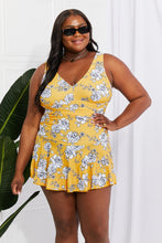 Load image into Gallery viewer, Marina West Swim Full Size Clear Waters Swim Dress in Mustard - Sizes S-3XL Ti Amo I love you
