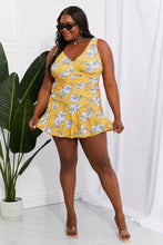 Load image into Gallery viewer, Marina West Swim Full Size Clear Waters Swim Dress in Mustard - Sizes S-3XL Ti Amo I love you
