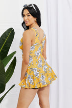 Load image into Gallery viewer, Marina West Swim Full Size Clear Waters Swim Dress in Mustard - Sizes S-3XL Ti Amo I love you
