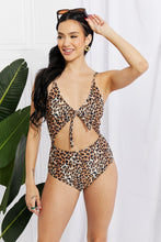 Load image into Gallery viewer, Marina West Swim Lost At Sea Cutout One-Piece Swimsuit - Sizes S-2XL Ti Amo I love you
