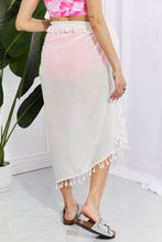 Load image into Gallery viewer, Marina West Swim Relax and Refresh Tassel Wrap Cover-Up Ti Amo I love you
