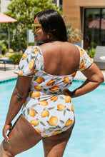 Load image into Gallery viewer, Marina West Swim Salty Air Puff Sleeve One-Piece in Citrus Orange - Sizes S-2XL Ti Amo I love you
