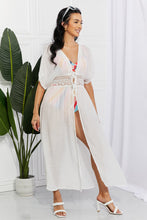 Load image into Gallery viewer, Marina West Swim Sun Goddess Tied Maxi Cover-Up - One Size Ti Amo I love you
