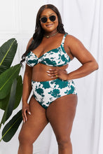 Load image into Gallery viewer, Marina West Swim Take A Dip Twist High-Rise Bikini in Forest - Sizes S-2XL Ti Amo I love you
