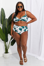 Load image into Gallery viewer, Marina West Swim Take A Dip Twist High-Rise Bikini in Forest - Sizes S-2XL Ti Amo I love you
