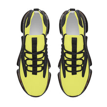 Load image into Gallery viewer, Ti Amo I love you - Exclusive Brand - Sandy Yellow  - Script Double Heart - Air Max React Sneakers - Black Soles
