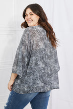 Load image into Gallery viewer, Melody Full Size Snake Print Chiffon Kimono Ti Amo I love you
