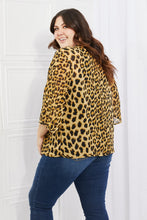 Load image into Gallery viewer, Melody Wild Muse Full Size Animal Print Kimono in Brown Ti Amo I love you
