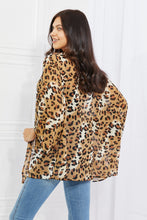 Load image into Gallery viewer, Melody Wild Muse Full Size Animal Print Kimono in Camel Ti Amo I love you
