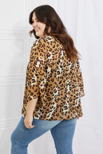 Load image into Gallery viewer, Melody Wild Muse Full Size Animal Print Kimono in Camel Ti Amo I love you
