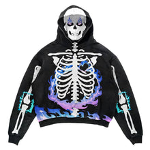 Load image into Gallery viewer, Men&#39;s Collar Loose Graphic Skull Top - Sizes M-XL Ti Amo I love you
