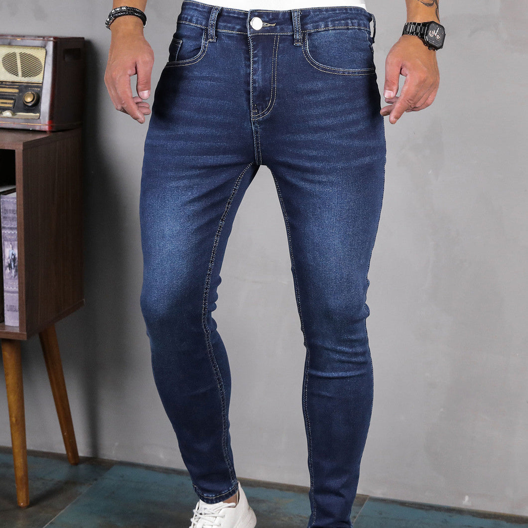 Men's Fashion Casual Stretch Skinny Jeans Ti Amo I love you