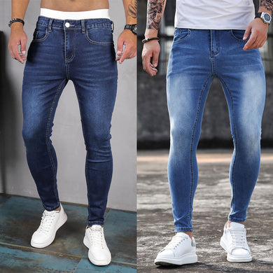 Men's Fashion Casual Stretch Skinny Jeans Ti Amo I love you