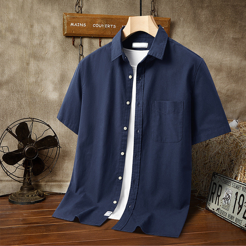 Men's Hawaiian Printed Short-sleeved Shirt - Sizes XS-5XL Ti Amo I love you