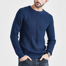 Load image into Gallery viewer, Mens Fashion Round Neck Knit Long Sleeve Pullover Sweater Ti Amo I love you
