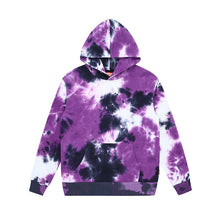 Load image into Gallery viewer, Mens - Loose Tie Dye Loose Terry Cotton Hooded Sweatshirt Ti Amo I love you
