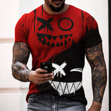 Load image into Gallery viewer, Mens / Womens - Solid Colors  Smiley Face Loose Short Sleeve Tshirts Tops - Sizes XS-6XL Ti Amo I love you
