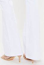 Load image into Gallery viewer, Mid Rise White Flare Jeans - Sizes 1-15 Ti Amo I love you
