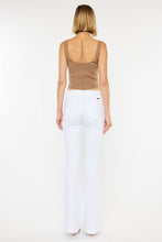 Load image into Gallery viewer, Mid Rise White Flare Jeans - Sizes 1-15 Ti Amo I love you
