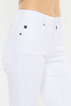 Load image into Gallery viewer, Mid Rise White Flare Jeans - Sizes 1-15 Ti Amo I love you
