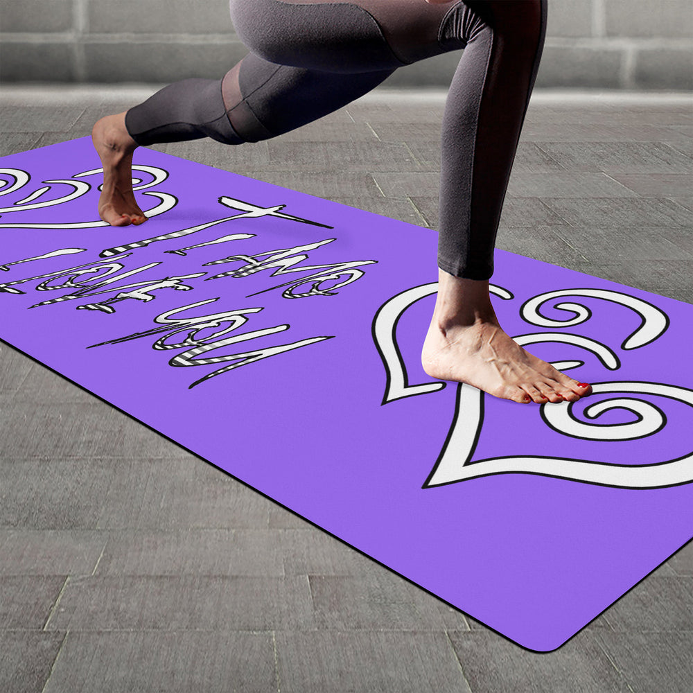 Ti Amo I love you - Exclusive Brand - Heliotrope 3- Yoga Mat