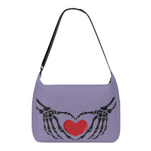 Load image into Gallery viewer, Ti Amo I love you - Exclusive Brand - Kimberly - Skeleton Heart Hands  -  Journey Computer Shoulder Bag
