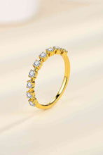 Load image into Gallery viewer, Moissanite 14K gold-plated 925 Sterling Silver Ring Ti Amo I love you
