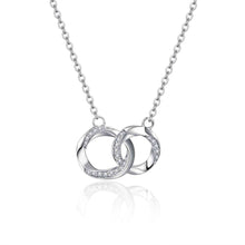 Load image into Gallery viewer, Moissanite 925 Sterling Silver Necklace Ti Amo I love you
