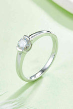 Load image into Gallery viewer, Moissanite 925 Sterling Silver Solitaire Ring Ti Amo I love you
