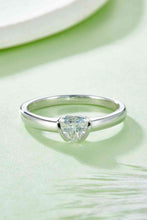 Load image into Gallery viewer, Moissanite 925 Sterling Silver Solitaire Ring Ti Amo I love you
