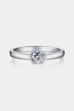 Load image into Gallery viewer, Moissanite 925 Sterling Silver Solitaire Ring Ti Amo I love you
