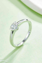 Load image into Gallery viewer, Moissanite 925 Sterling Silver Solitaire Ring Ti Amo I love you
