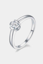 Load image into Gallery viewer, Moissanite 925 Sterling Silver Solitaire Ring Ti Amo I love you
