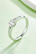 Load image into Gallery viewer, Moissanite 925 Sterling Silver Solitaire Ring Ti Amo I love you
