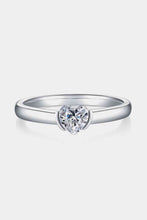 Load image into Gallery viewer, Moissanite 925 Sterling Silver Solitaire Ring Ti Amo I love you
