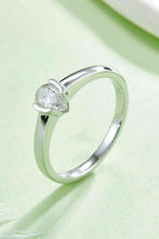 Load image into Gallery viewer, Moissanite 925 Sterling Silver Solitaire Ring Ti Amo I love you
