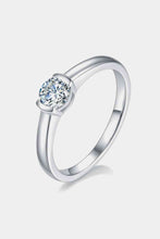 Load image into Gallery viewer, Moissanite 925 Sterling Silver Solitaire Ring Ti Amo I love you
