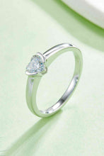 Load image into Gallery viewer, Moissanite 925 Sterling Silver Solitaire Ring Ti Amo I love you
