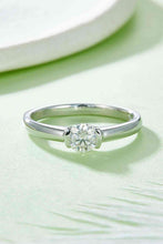 Load image into Gallery viewer, Moissanite 925 Sterling Silver Solitaire Ring Ti Amo I love you
