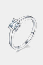 Load image into Gallery viewer, Moissanite 925 Sterling Silver Solitaire Ring Ti Amo I love you
