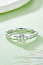 Load image into Gallery viewer, Moissanite 925 Sterling Silver Solitaire Ring Ti Amo I love you
