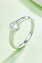 Load image into Gallery viewer, Moissanite 925 Sterling Silver Solitaire Ring Ti Amo I love you
