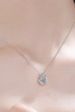 Load image into Gallery viewer, Moissanite - Crown -  925 Sterling Silver Necklace Ti Amo I love you
