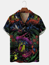 Load image into Gallery viewer, Molilulu - Mens - Peace &amp; Love Print - Front Button Pocket Casual Hawaiian Shirt Ti Amo I love you
